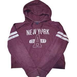 Aeropostale Aero Cropped New York Crop Sweatshirt sz XL